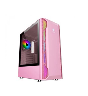 AC-RX430P-RI | CASE ANTRYX RX 430 PINK(X2)NEGRO Y BLANCO(X1) USB3.0 FAN, C/CINTA LED VIDRIO TEMPLADO