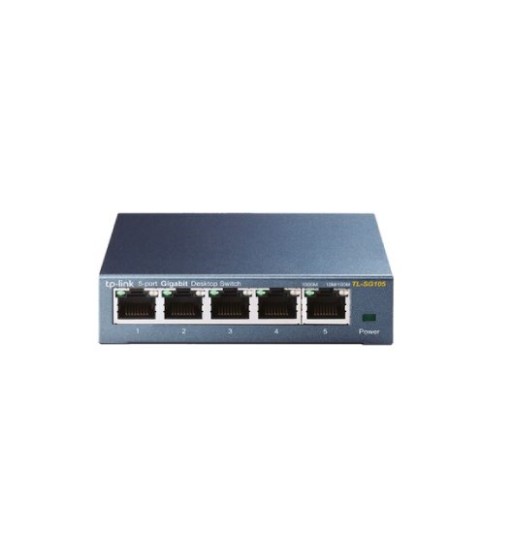 TP-TL-SG105 | SWITCH TPLINK 5P GIGABIT. CASE METALICO