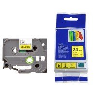 Cinta Compatible TZC-S651 24mm Súper Adhesiva para Rotuladoras Brother