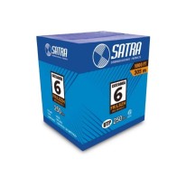 CABLE UTP PARA INTERIORES SATRA CAT 6 U/UTP-LSZH-3-22 24AWG 305MT INTERIORES AZUL SATRA