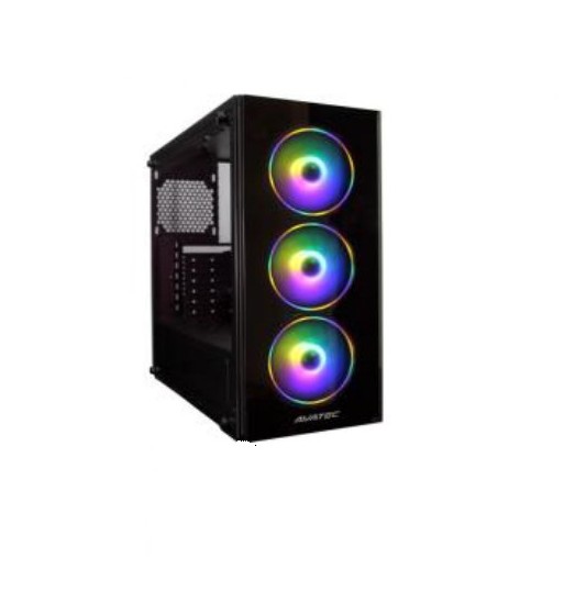 CASE AVATEC CON FUENTE 450W COOLER X 3 AZUL | AV-CCA-4603B 450W