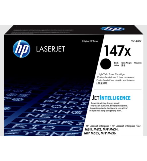 W1470X CARTUCHO DE TONER HP ORIGINAL W1470X (147X) L.J. 107A BLACK  25,200 PGS