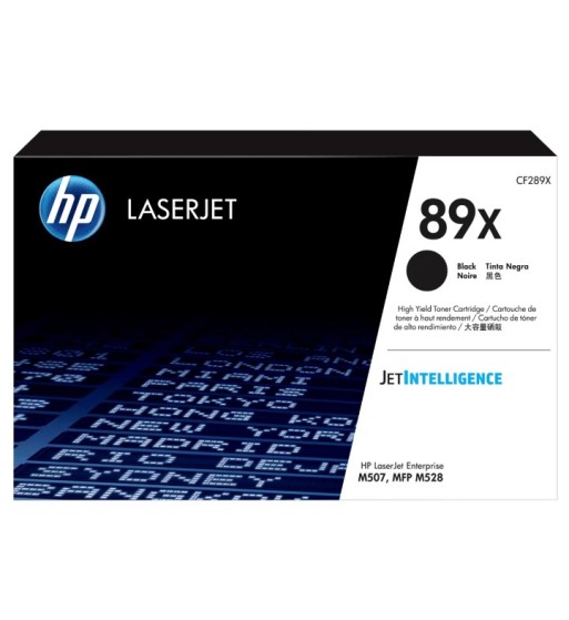 CF289X CARTUCHO DE TONER HP ORIGINAL CF289X (89X) L.J.E  M507 NEGRO 10,000 PAG