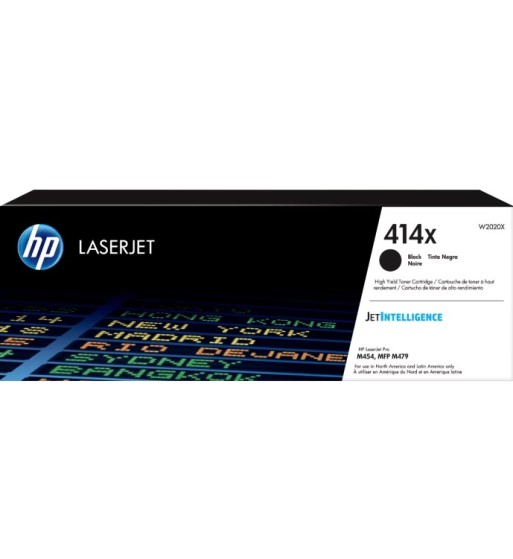 W2020X CARTUCHO DE TONER HP ORIGINAL W2020X (414X) LASERJET M454 BLACK  7,500 PGS