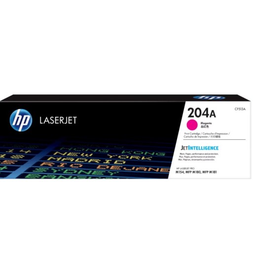 CF513A CARTUCHO DE TONER HP ORIGINAL CF513A (204A) LJ PRO M154 MAGENTA 900 PGS