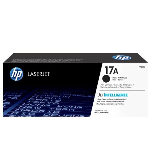 CARTUCHO DE TONER HP ORIGINAL CF217A (17A) LASER JET PRO M102 NEGRO 1,600 PG
