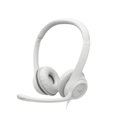 981-001285 AUDIFONO C/MICROF. LOGITECH H390 USB NOISE CANCELLING BLANCO