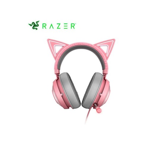 RZ04- 02980200-R3M1 AUDIFONO C/MICROF. RAZER KRAKEN KITTY EDITION CHROMA USB  CUARZO