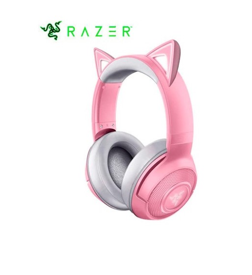 RZ04- 03520100-R3U1 AUDIFONO C/MICROF. RAZER KRAKEN KITTY BLUETOOTH CHROMA  CUARZO