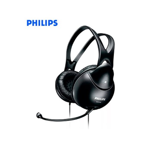 SHM1900 AUDIFONO C/MICROF. PHILIPS PC HEADSET 2X3.5MM STEREO  NEGRO