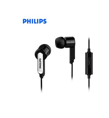 SHE1405BK AUDIFONO C/MICROF. PHILIPS IN-EAR 3.5MM BLACK