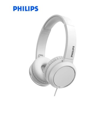 TAH4105WT AUDIFONO C/MICROF. PHILIPS 3.5MM EXTRA BASS PLEGABLE WHITE