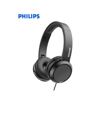 TAH4105BK AUDIFONO C/MICROF. PHILIPS 3.5MM EXTRA BASS PLEGABLE BLACK