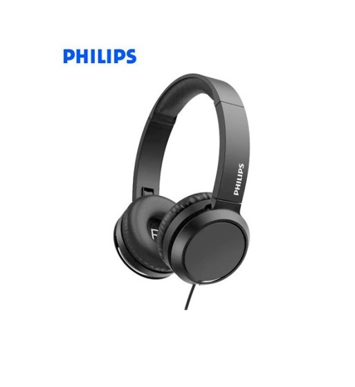 TAH4105BK AUDIFONO C/MICROF. PHILIPS 3.5MM EXTRA BASS PLEGABLE BLACK