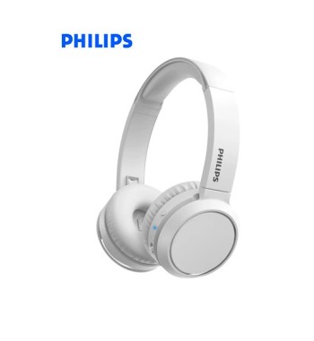 TAH4205WT AUDIFONO C/MICROF. PHILIPS BT 29H BASS BOOST PLEGABLE USB-C WHITE