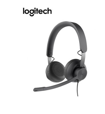 981-001103 AUDIFONO C/MICROF. LOGITECH B2B ZONE 750 WIRED USB/USB-C COLOR NEGRO