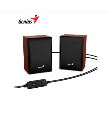 31730034400 PARLANTE GENIUS SP-HF380BT USB POWER WOOD