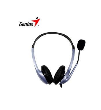 PN 31710156101 AUDIFONO C/MICROF. GENIUS HS-04S P/NOTEBOOK NOISE CANCELLING AZUL