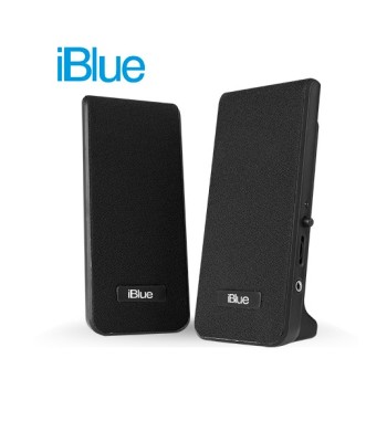 PN MS-232-BK PARLANTE IBLUE 2.0 MULTIMEDIA 3.5MM/USB POWER  NEGRO