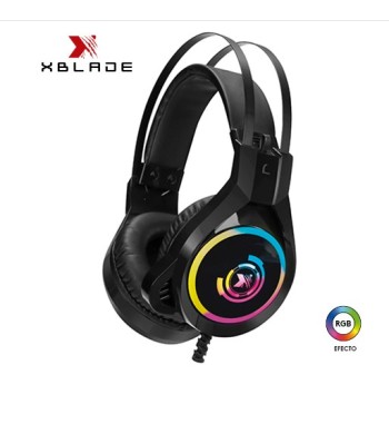 GXB-HG8960 AUDIFONO C/MICROF. XBLADE GAMING BANSHEE ESTÉREO RGB  NEGRO