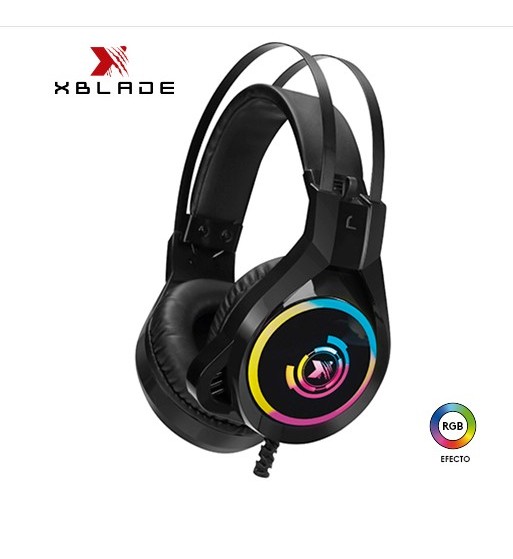 GXB-HG8960 AUDIFONO C/MICROF. XBLADE GAMING BANSHEE ESTÉREO RGB  NEGRO