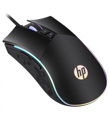 MOUSE GAMING HP M220BK COLOR NEGRO Conexión USB Compatible con USB 3.0 y USB 2.0)