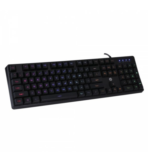 TECLADO GAMING HP K300 CON LUCES TRASERAS LED CONEXION CABLE USB