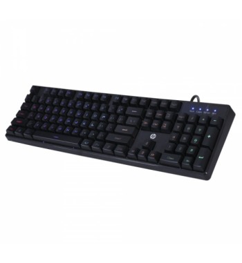 TECLADO GAMING HP K300 CON LUCES TRASERAS LED CONEXION CABLE USB