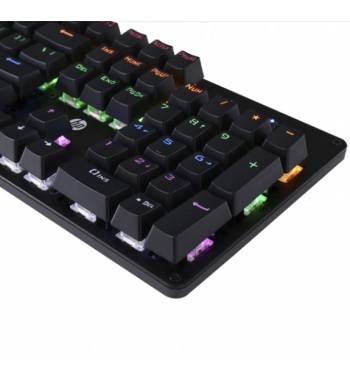 TECLADO GAMING HP GK100 TECLADO MECANICO RETROILUMINADO 105 BOTONES