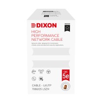 CABLE UTP DIXON 7060 25 LSZH ROLLO 305 METROS NEGRO INTERIOR - TECEMIP SAC