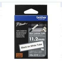 Cinta Termocontraible Brother HSE-231E 11.2mm Negra/Blanca 1.5m