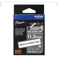 Cinta Termocontraible Brother HSE-231E 11.2mm Negra/Blanca 1.5m