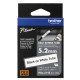 Cinta Termocontraible Brother HSE-211E 5.2mm Negra/Blanca 1.5m