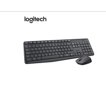 PN 920-007901 TECLADO LOGITECH + MOUSE MK235 INALAMBRICO USB SP NEGRO