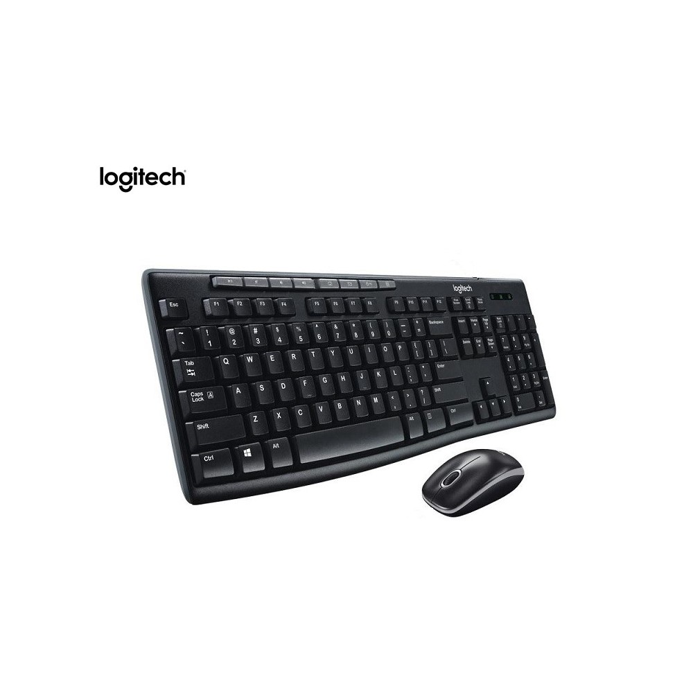 PN 920-004432 TECLADO LOGITECH + MOUSE MK270 INALAMBRICO USB SP NEGRO