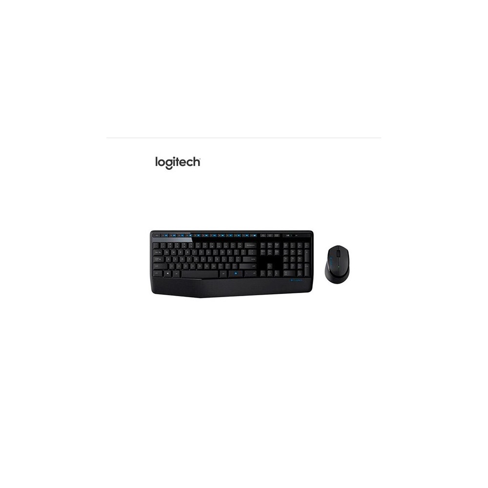 PN 920-007820 TECLADO LOGITECH + MOUSE MK345 INALAMBRICO USB SP NEGRO