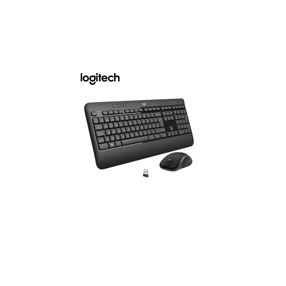 PN 920-008673 TECLADO LOGITECH + MOUSE MK540 INALAMBRICO USB SP NEGRO