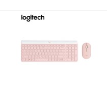 PN 920-011312 TECLADO LOGITECH + MOUSE MK470 INALAMBRICO USB SLIM ROSA