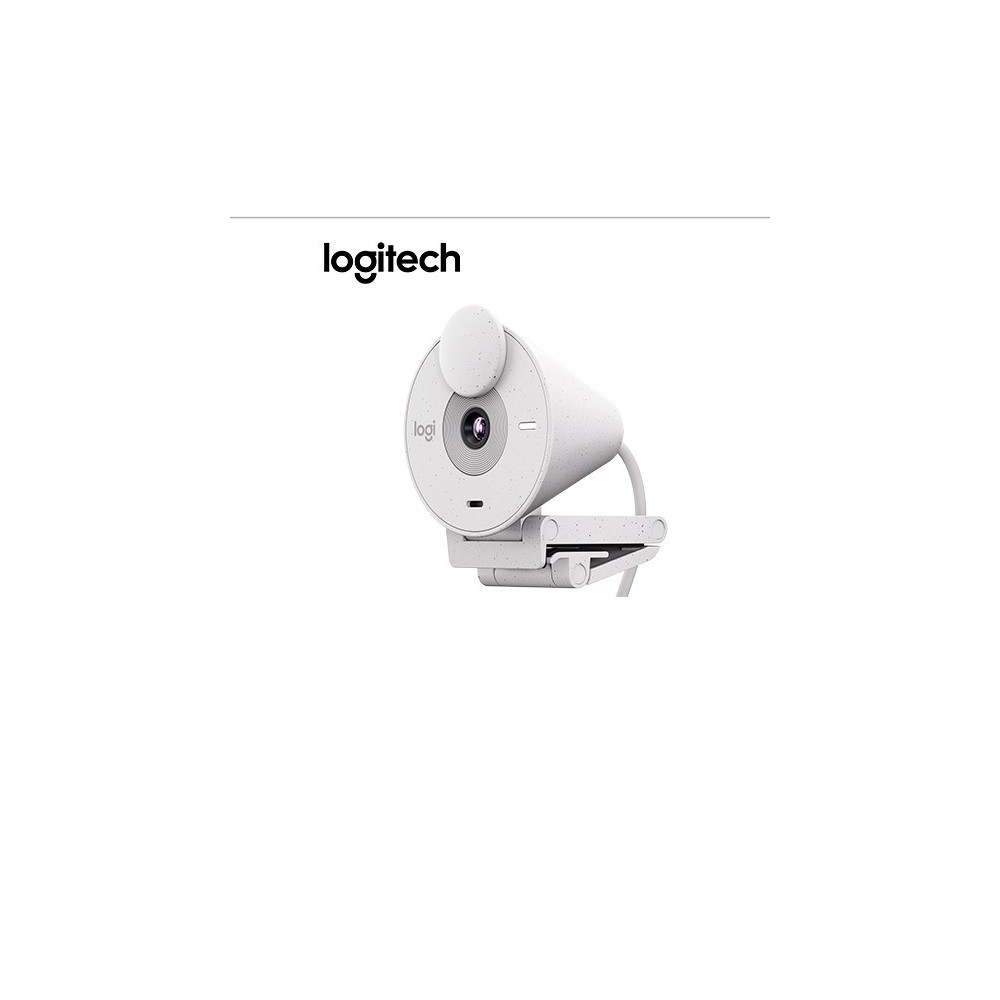 960-001440 CAMARA LOGITECH BRIO 300 FHD 1080P USB-C BLANCO