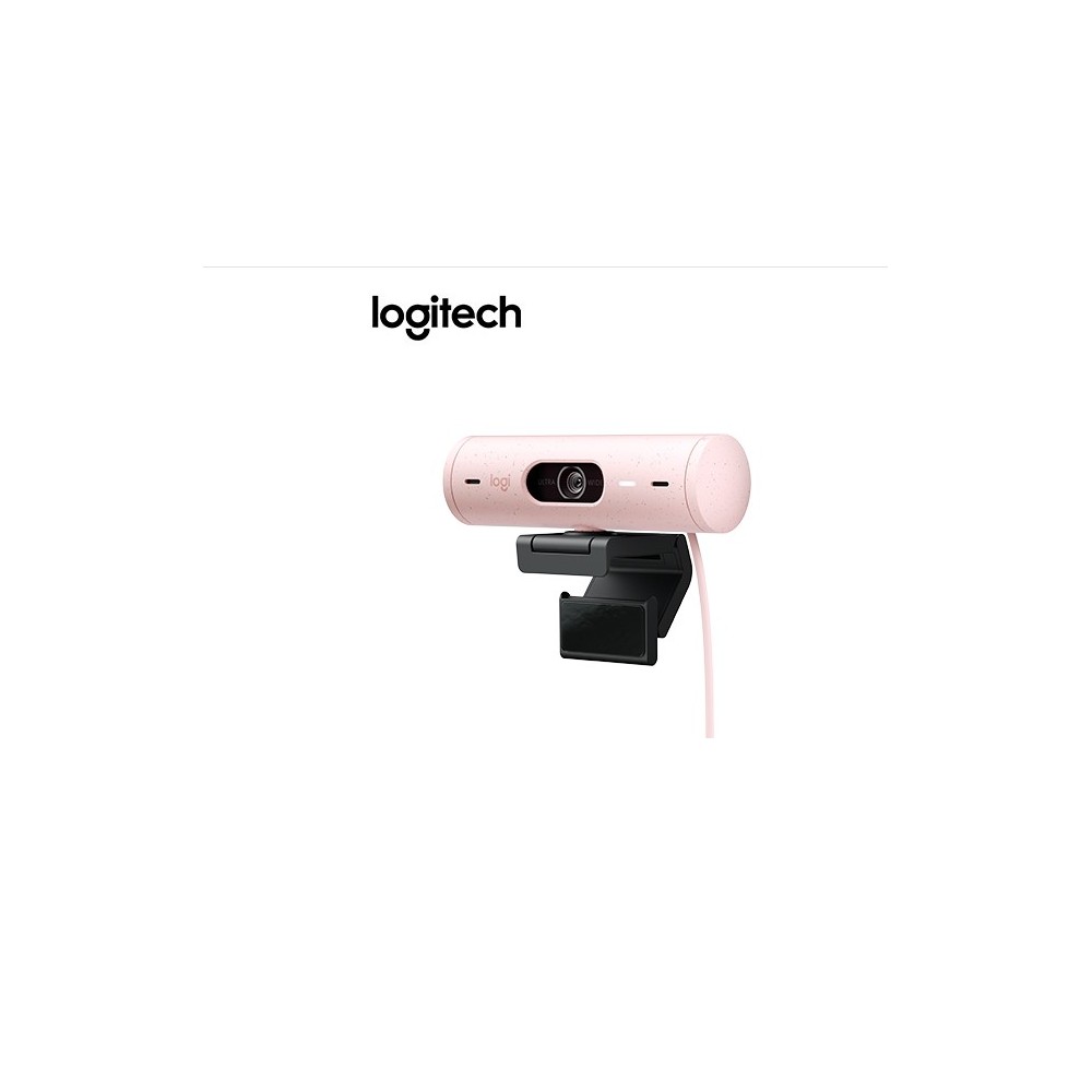 960-001418 CAMARA LOGITECH BRIO 500 FHD 1080P USB-C ROSA