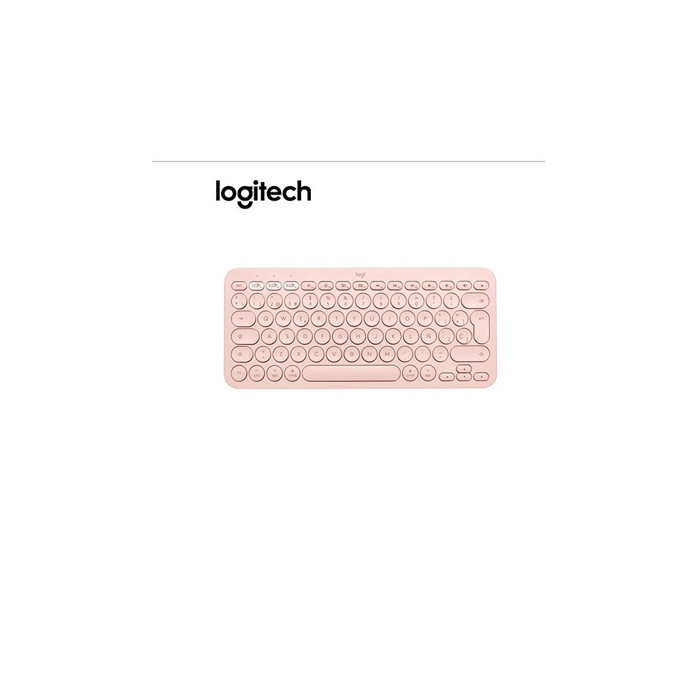 PN 920-009594 TECLADO LOGITECH K380 MULTI-DEVICE BLUETOOTH SP ROSA