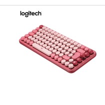 920-010715 TECLADO LOGITECH POP KEYS MULTI-DEVICE INALAMBRICO/BLUETOOTH CORAL CON ROSA