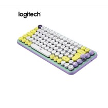 920-010714 TECLADO LOGITECH POP KEYS MULTI-DEVICE INALAMBRICO/BLUETOOTH LILA CON VERDE