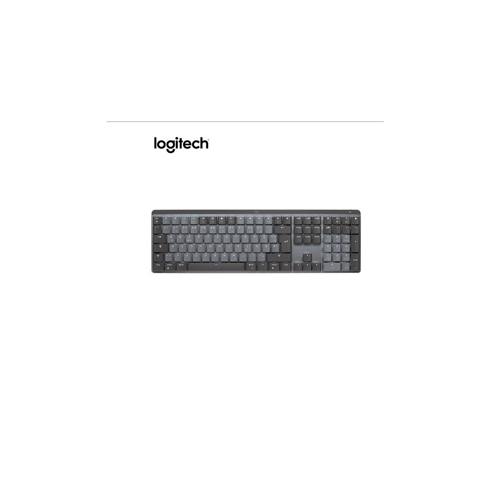 920-010845 TECLADO LOGITECH MX MECHANICAL INALAMBRICO/BLUETOOTH ILUMINATED NEGRO