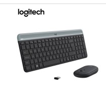 PN 920-009266 TECLADO LOGITECH + MOUSE MK470 INALAMBRICO USB SLIM NEGRO