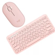 910-005769 | KIT LOGITECH TECLADO K380 ROSE 920-009594 + MOUSE PEBBLE M350 ROSA