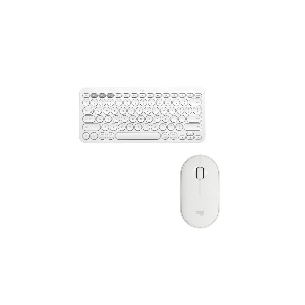 910-005770 | KIT LOGITECH TECLADO K380 WHITE 920-009595 + MOUSE PEBBLE M350 BLANCO 910-005770