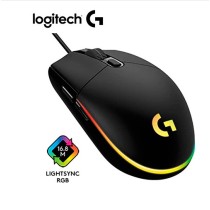 910-005790 MOUSE LOGITECH G203 LIGHTSYNC OPTICAL 8000 DPI RGB COLOR NEGRO