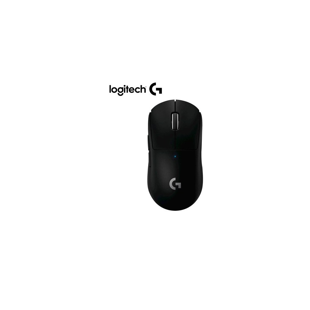 910- 005878 MOUSE LOGITECH GPRO X SUPERLIGHT WIRELESS LIGHTSPEED HERO 25K BLACK COLOR NEGRO