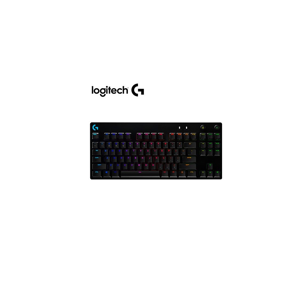 920-009388 TECLADO LOGITECH PRO KEYBOARD RGB USB COLOR NEGRO